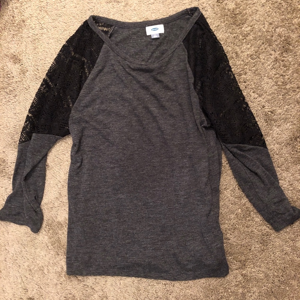 Cute casual 3/4 long sleeve